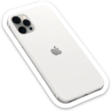 White iPhone 16 pro sticker