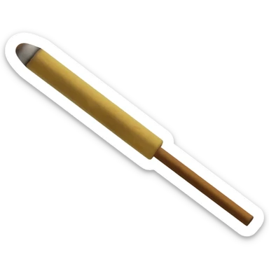 golden incense burning sticker