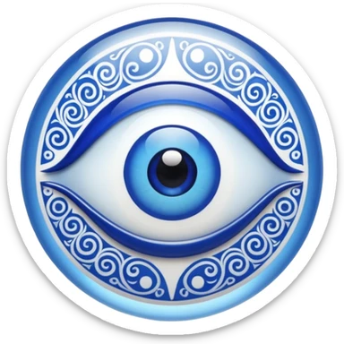 evil eye souvenir sticker