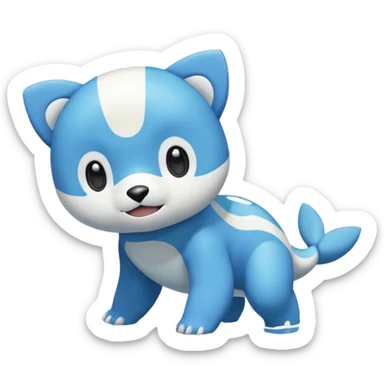 Oshawott-Dewott-Samurott-fusion (full body) sticker