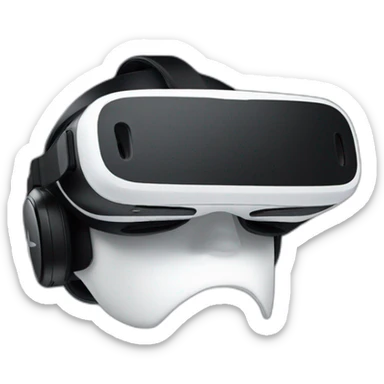 VR headset from apple sticker