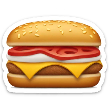 Mcdonalds red neutral meal bag emoji sticker