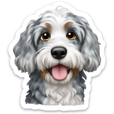 Blue Merle Cockapoo  sticker
