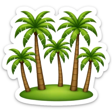 Palm trees  sticker