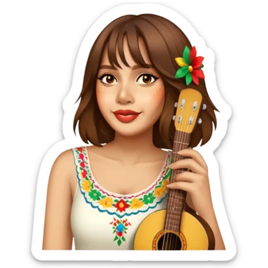 Vibrant Festival Singer sticker