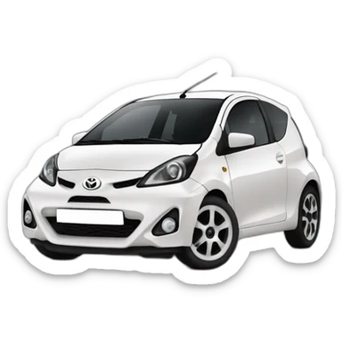 Toyota Aygo porsche sticker
