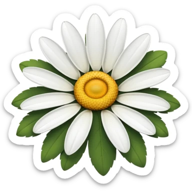 daisy flower sticker