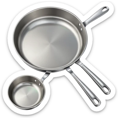 pan and spatula sticker