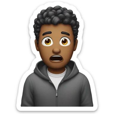 Someone who pretends to be in shock sticker