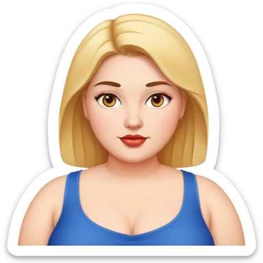 Dicke weibliche Person sticker