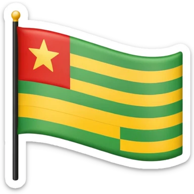 Nation of gods and earths universal flag sticker