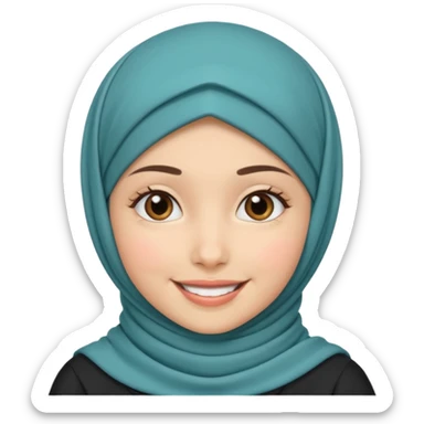Muslim girl  sticker