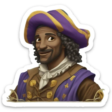 the fool of the marseilles tarot sticker