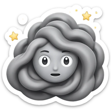 Make a fighting dust Cloud with stars sticker