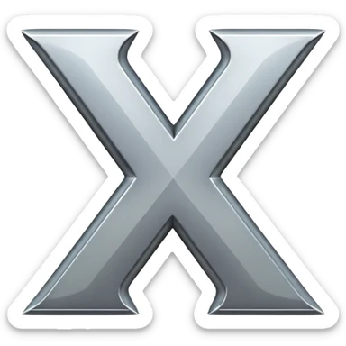 Letter X wins sticker