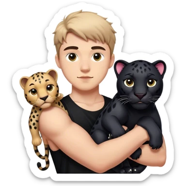 MrBeast panther sticker