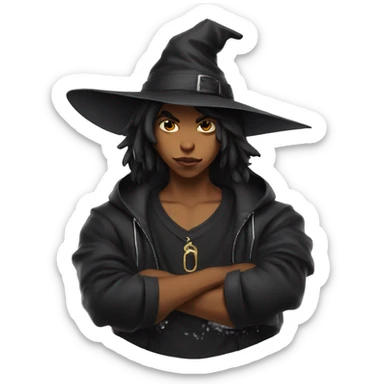 gangster boy witch the inscription Milan sticker