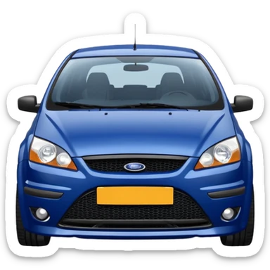 2005 dark blue ford focus st sticker