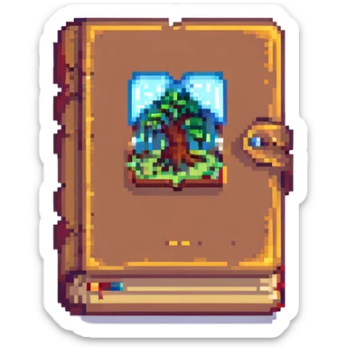 enchanted book from Minecraft sticker