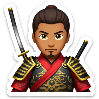 Daring Samurai sticker