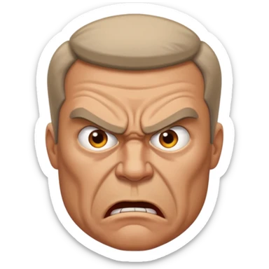 Furious Angry dad  sticker