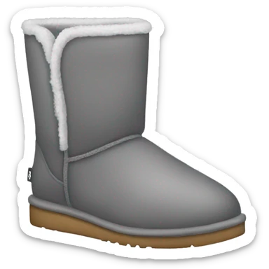 Grey uggs sticker