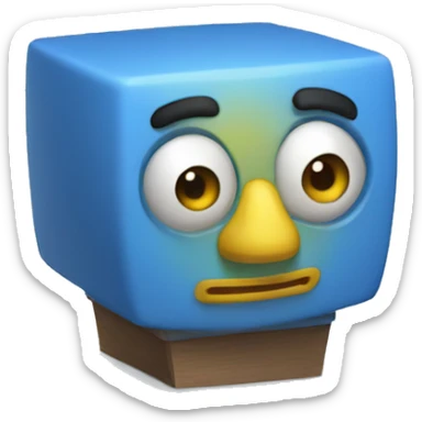 El Genio Azul de la lampara, 3D Pixar Style sticker