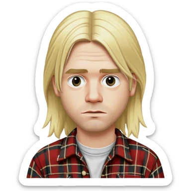 Kurt cobain  sticker