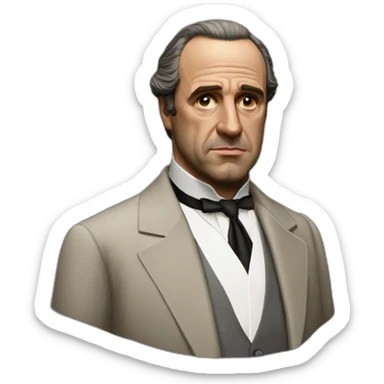 Don corleone sticker