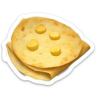 Tortilla de patatas con cebolla española sticker