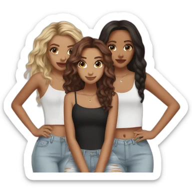 little mix trio sticker