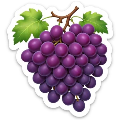 dark grapes sticker