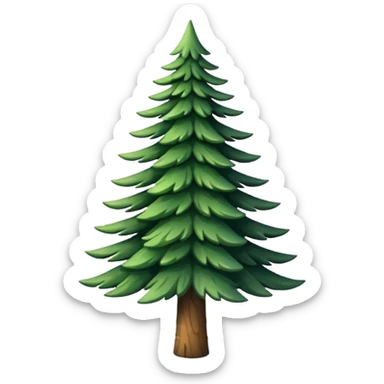 pine tree sticker
