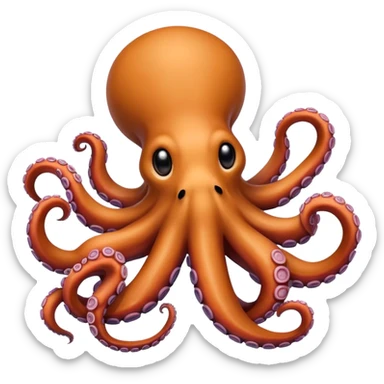 Dog octopus  sticker