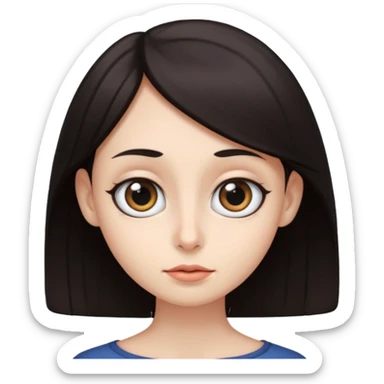 sapin, yeux de biche sticker