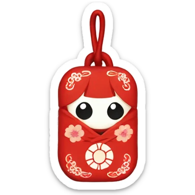 japanese shinto omamori charm sticker