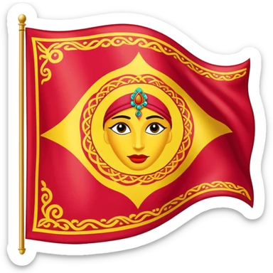 Gipsy flag sticker
