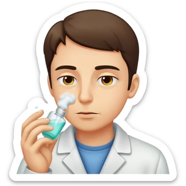 Normal face smelling salt sticker