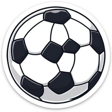 soccer ball sticker