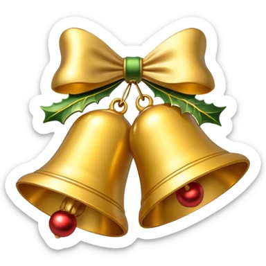 Christmas bells sticker