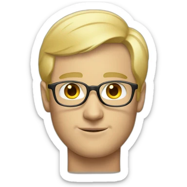 blonde guy with steve jobs jersey sticker