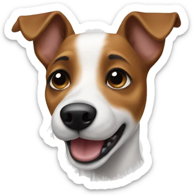 Jack Russel terrier dog sticker