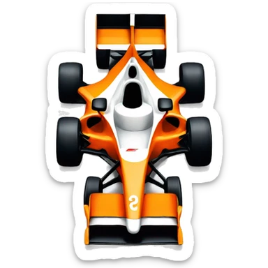 McLaren formula 1 race car  sticker