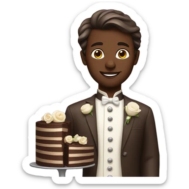 Wedding chocolatier sticker