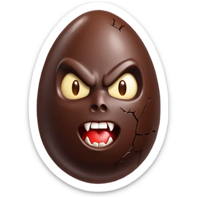 vampire easter egg sticker