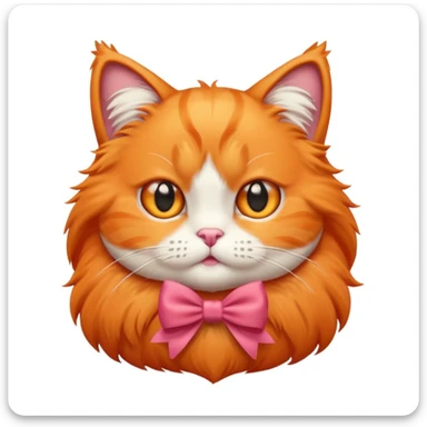 Gatto con il fiocco sticker