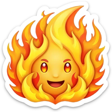 World on fire sticker