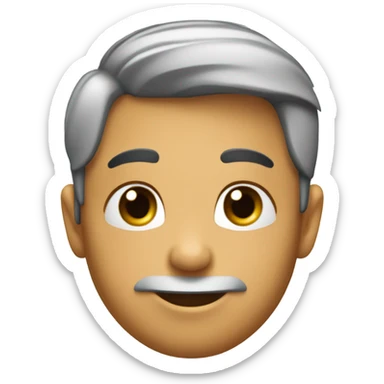 Blushing flirty face  sticker