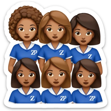 Black women zeta phi beta sorority sticker