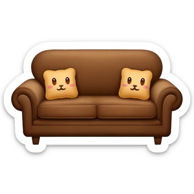 comfy couch sticker